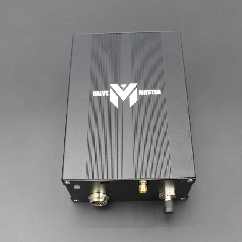 Single Universal Valved Muffler with Dual Exits