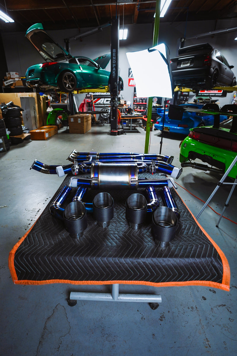 NISSAN R35 GTR EXHAUST SYSTEM