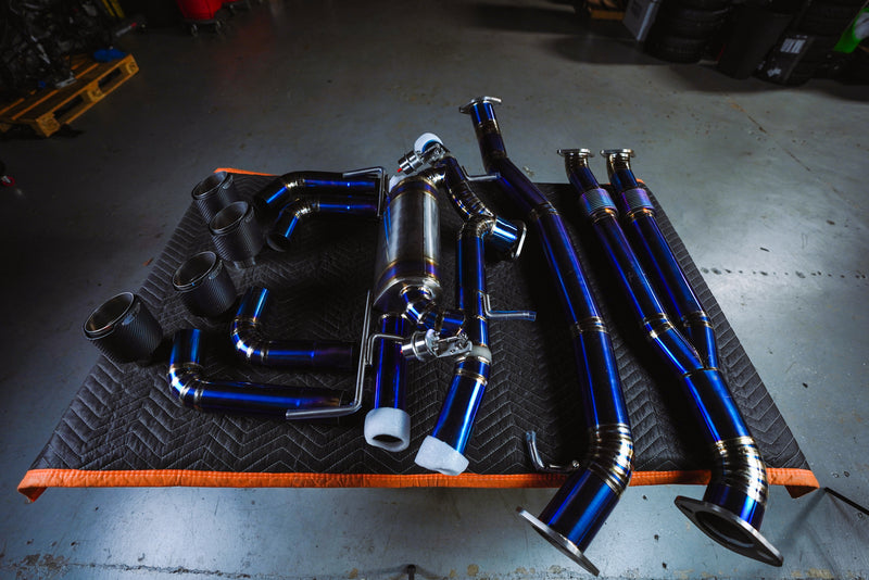 NISSAN R35 GTR EXHAUST SYSTEM