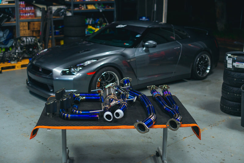 NISSAN R35 GTR EXHAUST SYSTEM